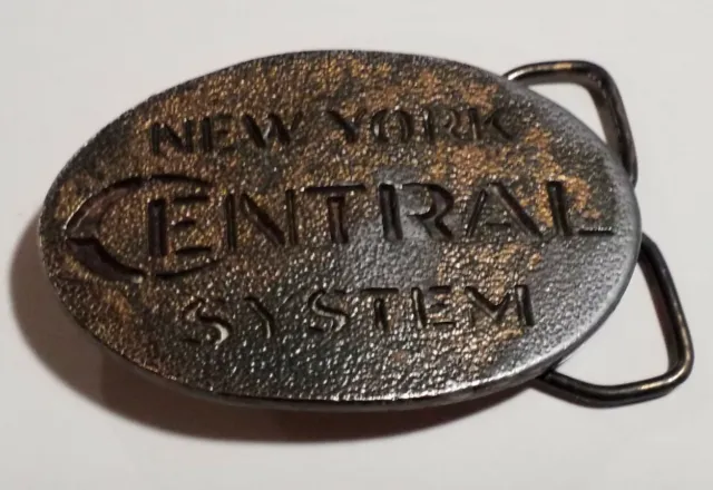 1976 Jimm Watson Belt Buckle "New York Central System" Railroad Collectibles