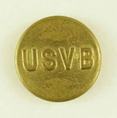 1920s-30s U.S. Veterans' Bureau Uniform Button Original G9T
