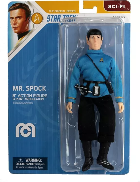 Mego Star Trek The Original Series Spock 55th Anniversary 8" Action Figure