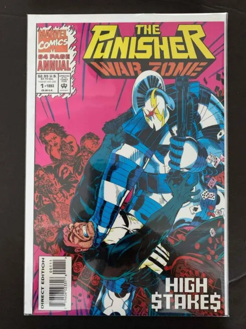 Punisher War Zone Annual #1U  Marvel Comics 1993 Vf/Nm