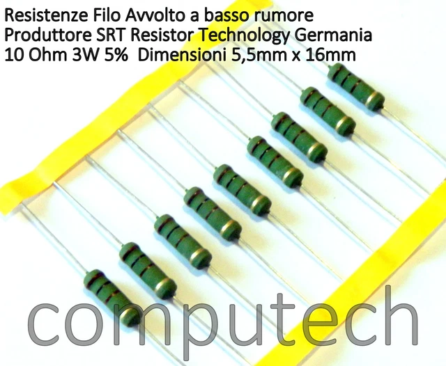 Resistenza Corazzata 0,47 Ohm 50 Watt 2 Pezzi (ib2