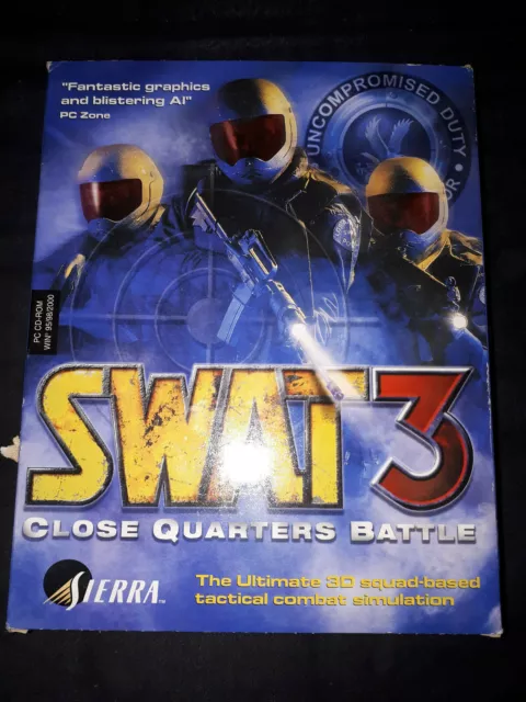 SWAT 3 Close Quarters Battle Big Box - PC CD Game