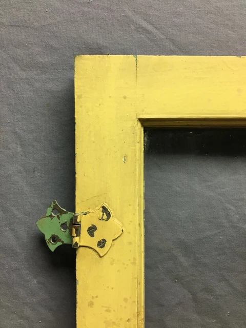 Single VTG 8 Lite Casement Cabinet Cupboard Window Door Yellow 20x50 1029-21B 4
