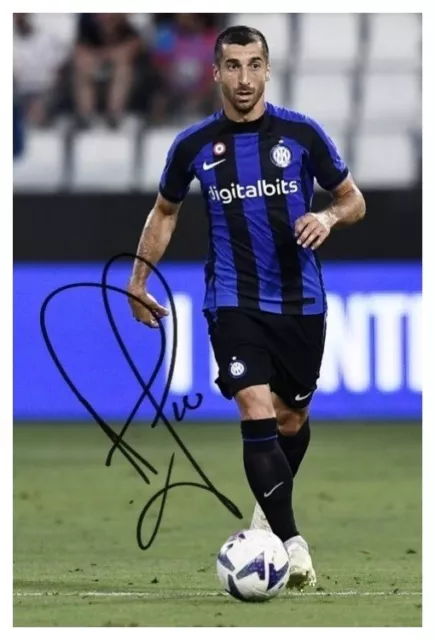 MKHITARYAN - INTERNAZIONALE - INTER MILAN - 6x4 Signed Autograph PHOTO - Print