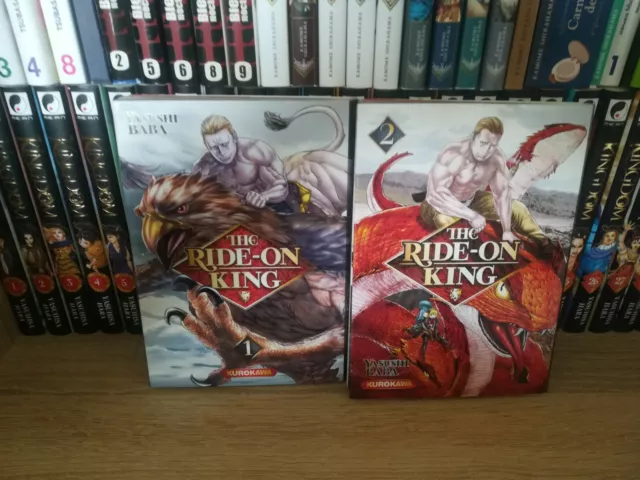 Lot de Manga The Ride-On King tome 1 & 2 Kurokawa