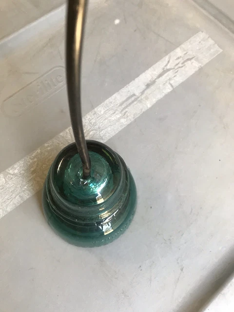 Vintage Glass Insulated Hanging Light