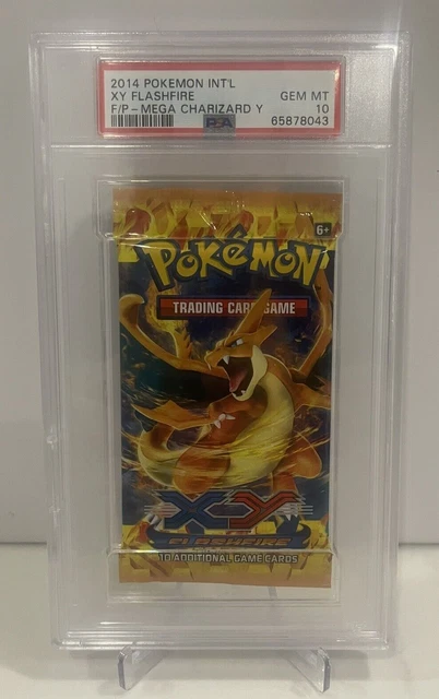 2014 Pokemon XY Flashfire Mega Charizard Y Foil Pack PSA 10 Rare Gem Mint