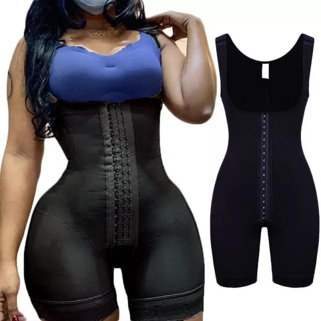 Fajas Colombianas Reductoras Compression Post Surgery Garment Full Body  Shaper 