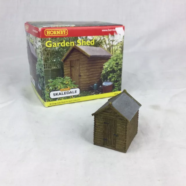 Partida de madera cobertizo de jardín Hornby Skaledale R8576 modelo 00 en caja