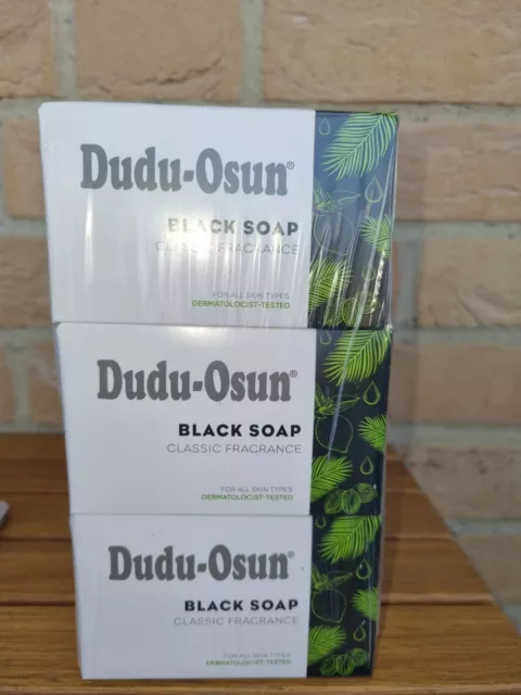 6 x DUDU OSUN SCHWARZE SEIFE AUS NIGERIA Neue Verpackung