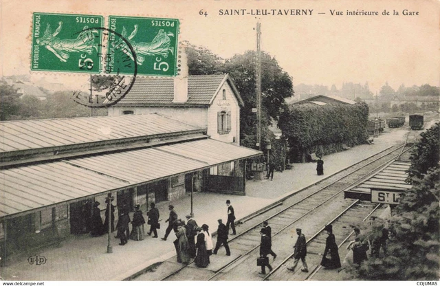 95 - SAINT LEU TAVERNY - S08009 - Vue Int�rieure de la Gare - Train - L14