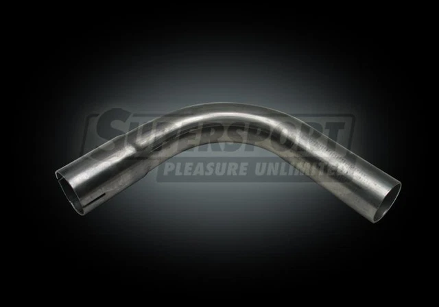 42mm Rohrbogen Stahl mit Muffe 90° Biegewinkel Auspuffbogen
