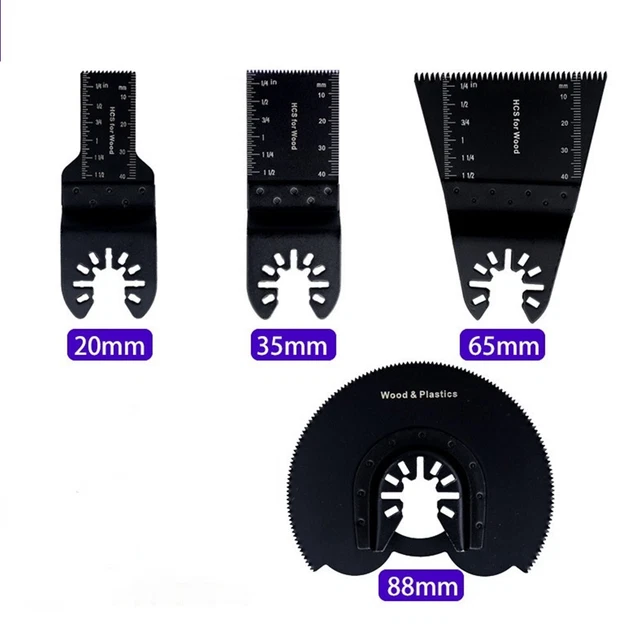 Optimisez vos performances de coupe avec 4 pièces lames outils oscillants HCS