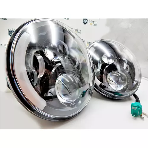 2 Phares LED 7'' Pour Range Rover Universel H4/H13 Divers Demande Ana + Abb + Hi 2