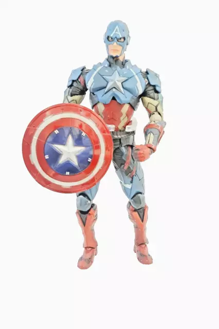 Play Arts Kai Figura de Acción Marvel Capitán América Avengers Aprox. 26CM Incl