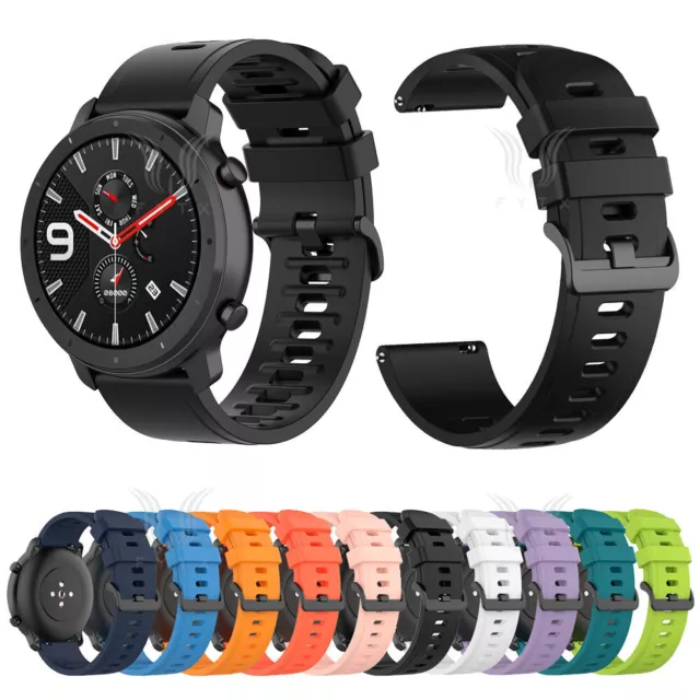 Für Huami Amazfit GTR 47mm 42mm 4 3 2 2e GTS 4 3 2 Mini Weiches Silikon Armband