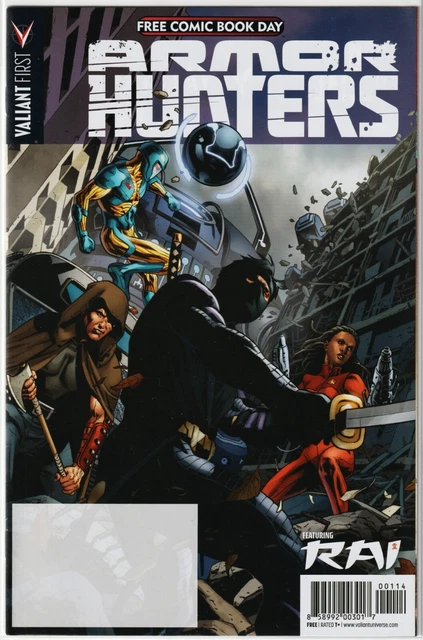 Valiant - Armor Hunters #0 FCBD 2014 Venditti, Braithewaite, Kindt, Crain