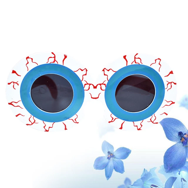 1 pz bulbo oculare sangue rosso occhi spaventosi mascherata Halloween festa occhiali divertenti