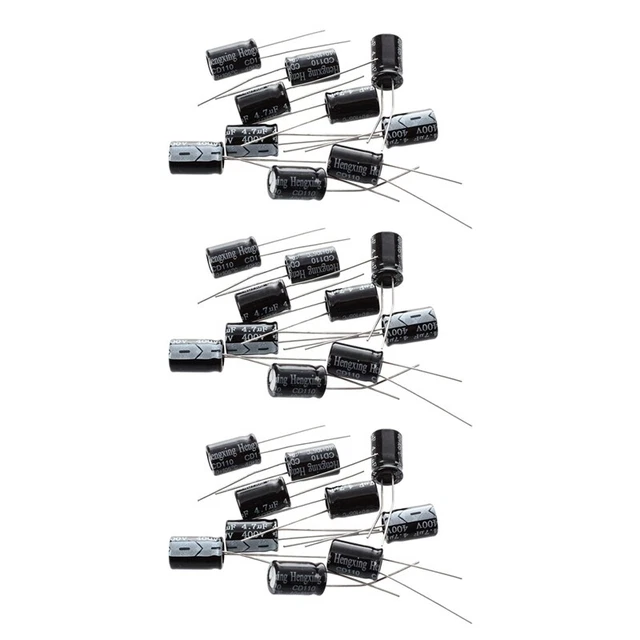 30 x 4.7UF 400V 105°C Radial Electrolyte Capacitor 8 x 12M G5X7
