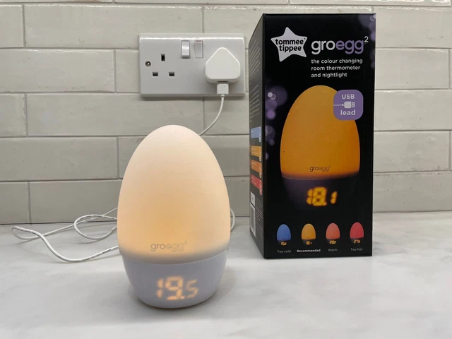 Tommee Tippee GroEgg2 digitales Farbwechselraumthermometer und Nachtlicht