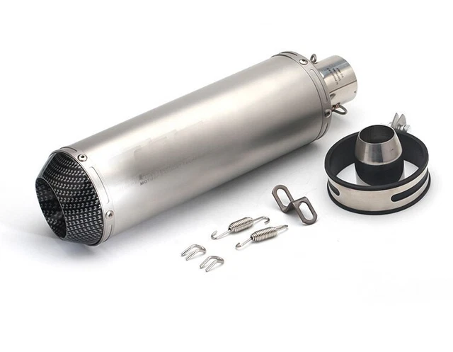 51mm Motorcycle Exhaust Pipe For R25 Z750 R3 Mt09 R1 R3 Mt03 R6 CBR600 Zx6r MT07