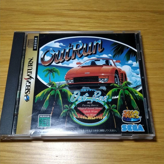 SEGA SATURN Outran SEGA AGES Instruction Manual available in Japan Used Soft