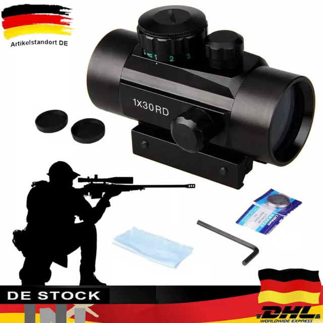 Zielfernrohr Leuchtpunktvisier luftgewehr Leuchtpunkt Laser Dot Sight & Montage