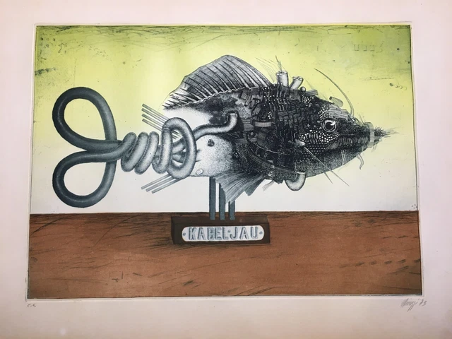 Minuzzi Litografia Kabel Jau 1973