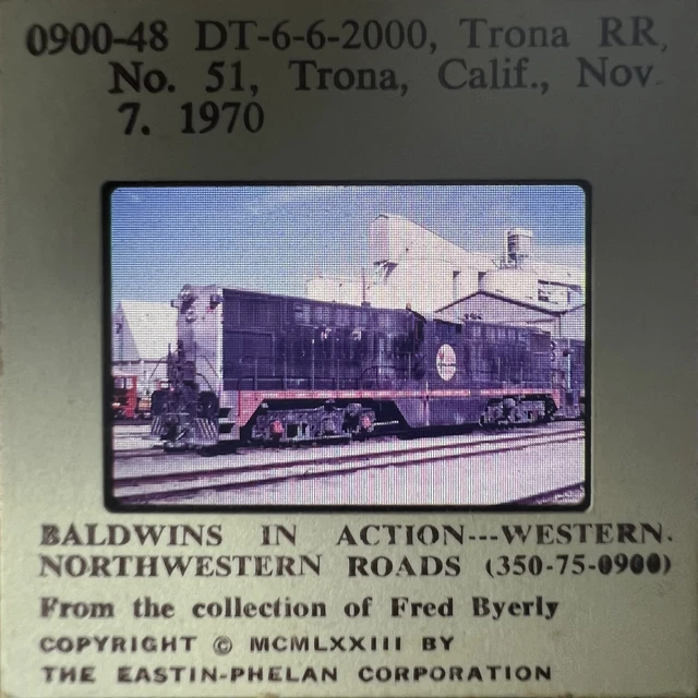 0900-48 DT-6-6-2000, Trona RR, No. 51, Trona, Calif., Nov 7, 1970
