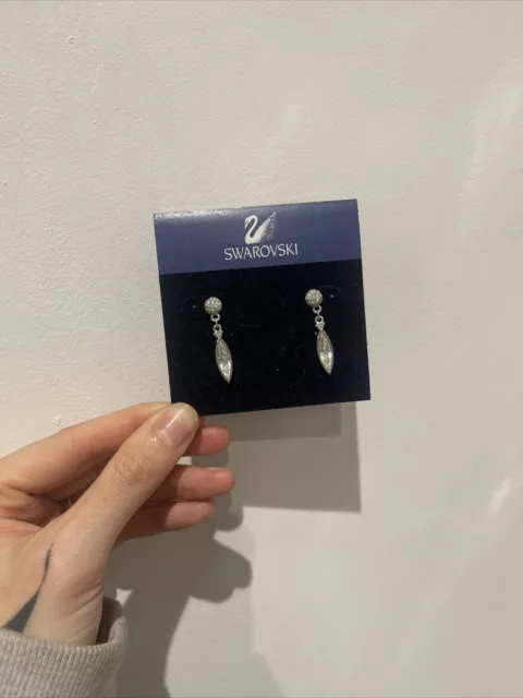 Swarovski Crystal Drop Earrings Brand New
