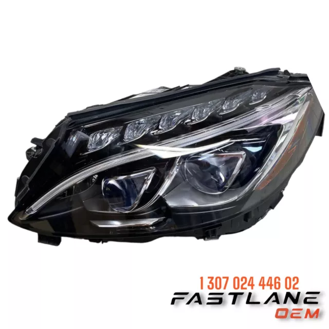 2015-2018 Mercedes C300 C63 Amg W205 Left Side Headlight Oem  1 307 024 446 02