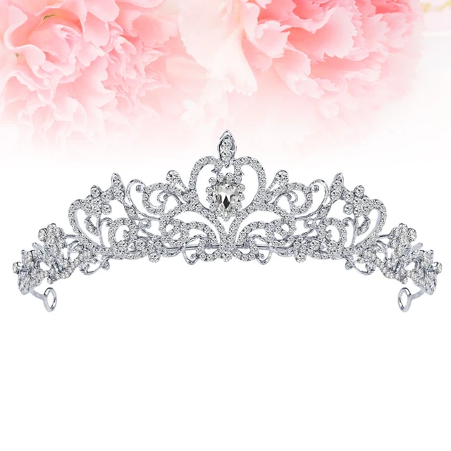 Corona nuziale cristallo lucido elegante squalo corona copricapo