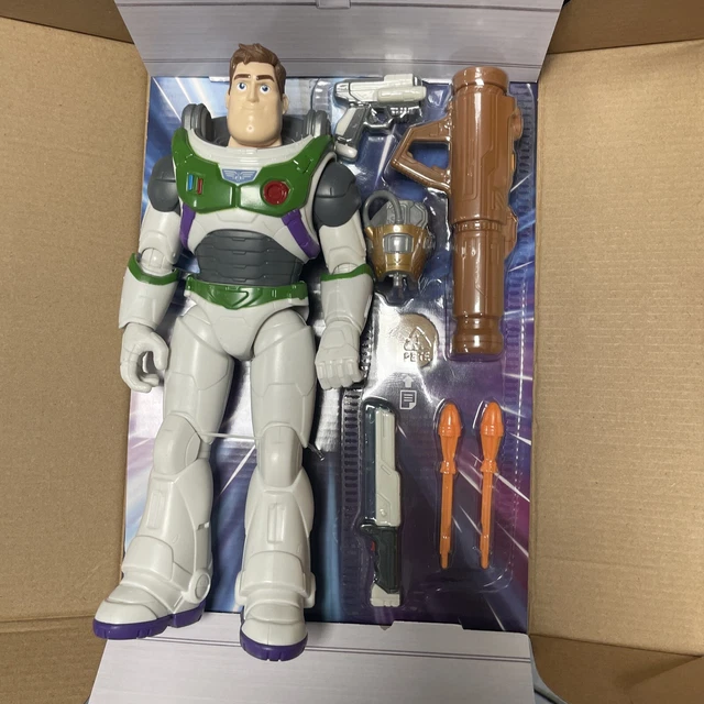 DISNEY PIXAR LIGHTYEAR Toys Buzz Lightyear Figure Fully Equipped 12in
