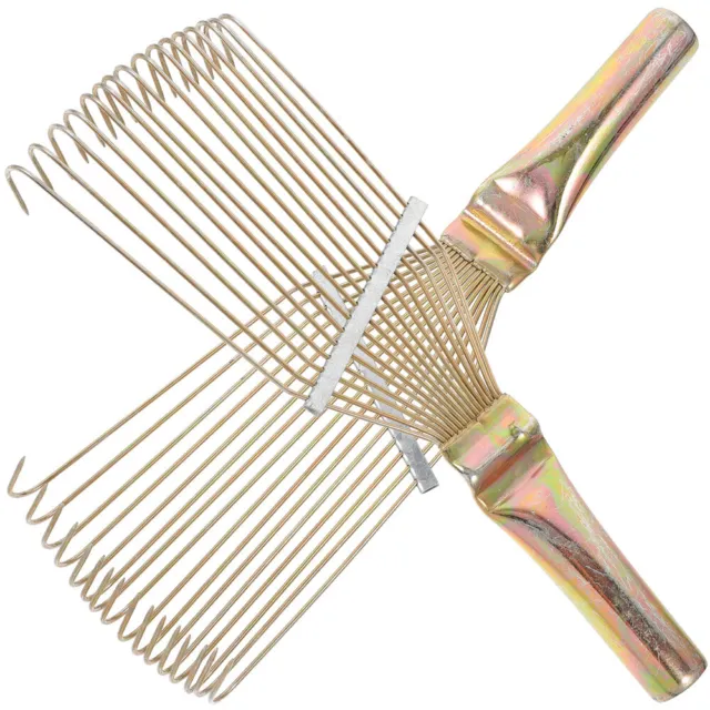 4 piezas herramientas de limpieza domésticas rastrillo de lana de acero cepillos portátiles