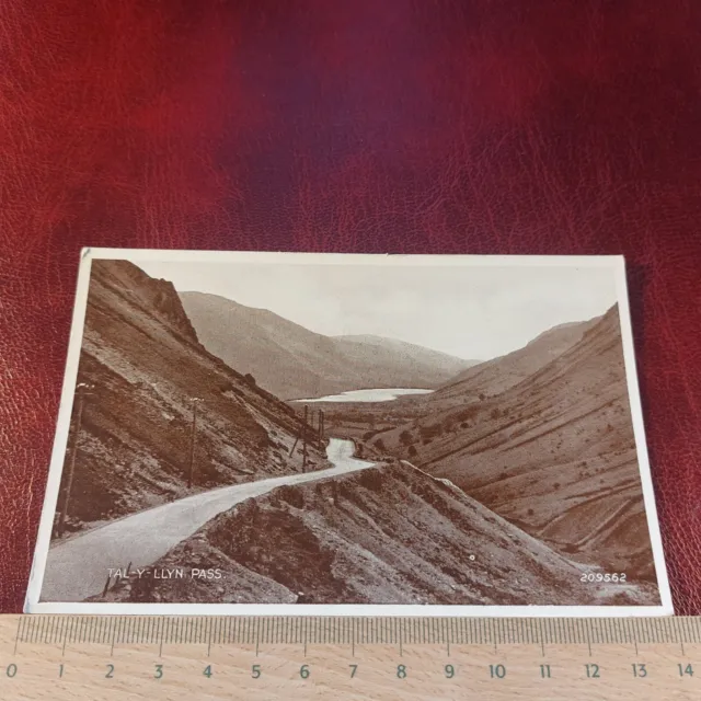 Vintage Postcard Tal-Y-Llyn Pass Valentine's