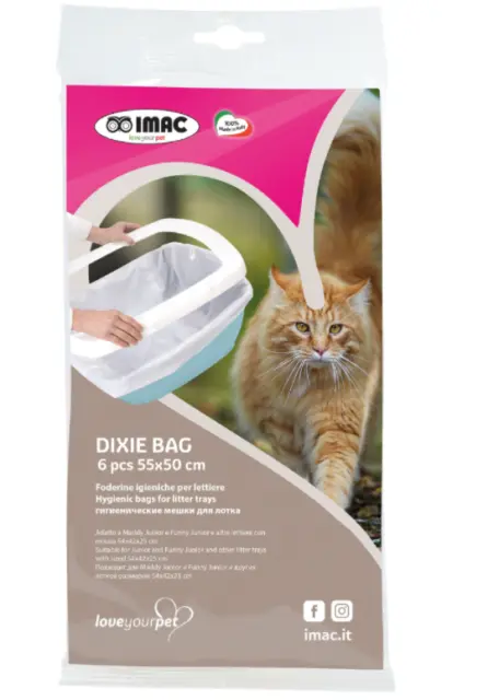 Dixie Bag 6 pz Sacchetti Igienici per Lettiere IMAC