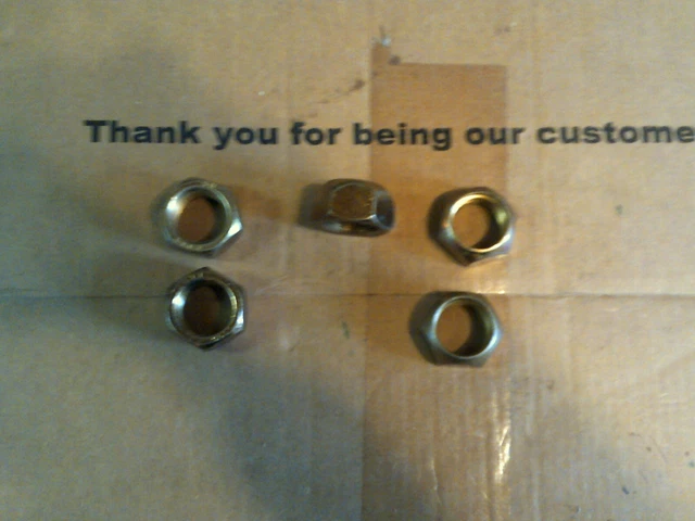 5 Of Servalite Part # 43411 Wheel Lug Nut 1 1/8-16 Left Hand Thread