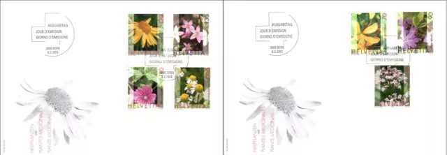 2003 Switzerland Medicinal Plants FDC First Day Cover
