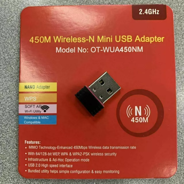 LOT N 300Mbps Mini Wireless USB Wifi Adapter LAN Network 802.11n/g/b Nano US