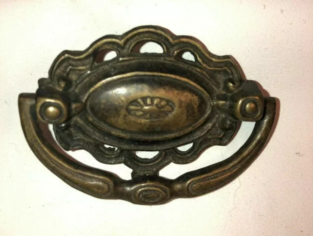 Vintage / Antique Pull Drawer Dresser Handle Furniture Hardware KBC Keeler Brass