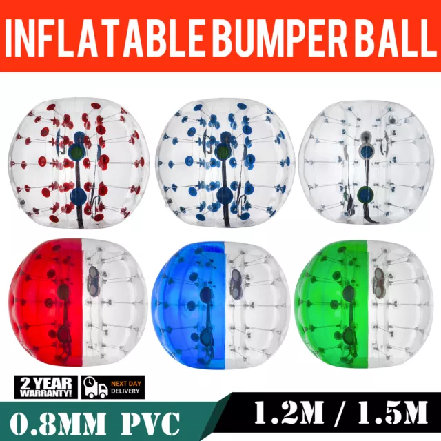 1.2/1.5M Body Inflatable Bumper Football PVC Zorb Ball Durable Adult Soccer