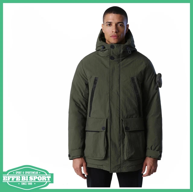Giacca North Sails uomo parka con zip e cappuccio giaccone casual giubbino moda