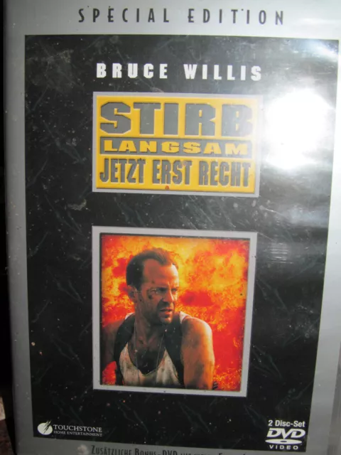 DVD Stirb langsam Jetzt erst recht mit Bruce Willis 2 DVD's