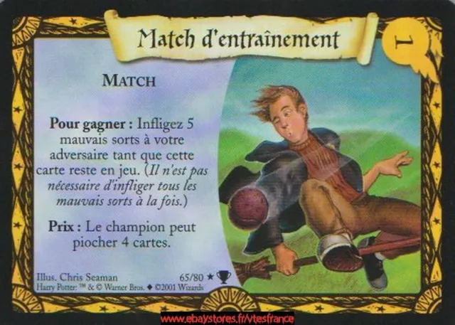 Carte Harry Potter Française 67/80 Warner Bros 2001 Trading Card