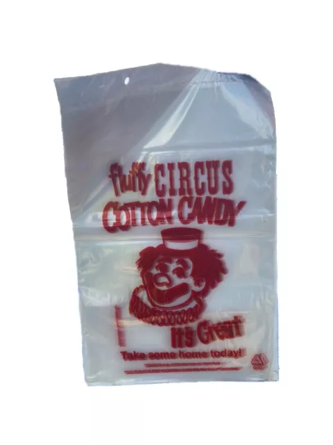1000 fluffy CIRCUS COTTON CANDY Zuckerwatte Tüten groß Beutel XL ca. 200g 2,5l