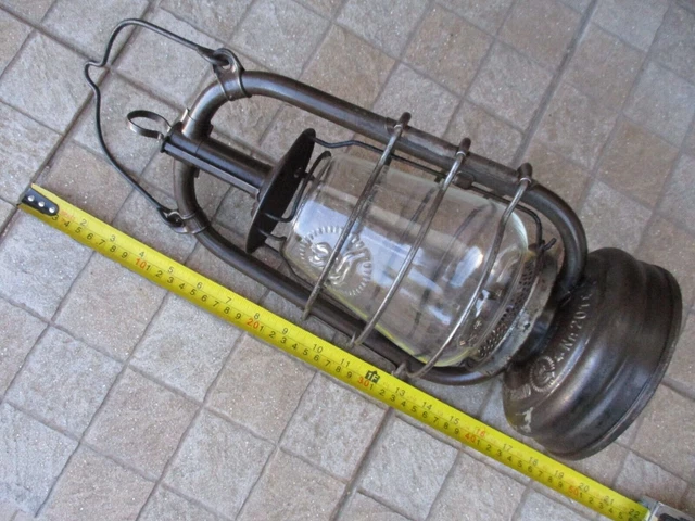 VINTAGE RARE FEUERHAND 201 Storm Lantern Lamp Kerosene Original