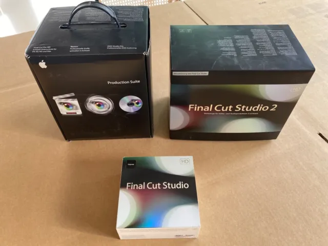 Apple Final Cut Studio 3.0 HD + 2.0 + Production Suite Mac