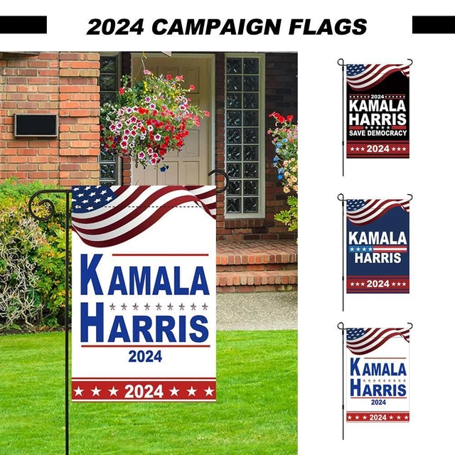 KAMALA HARRIS 2024 Garden Flags Kamala Harris 2024 Flags Hot President