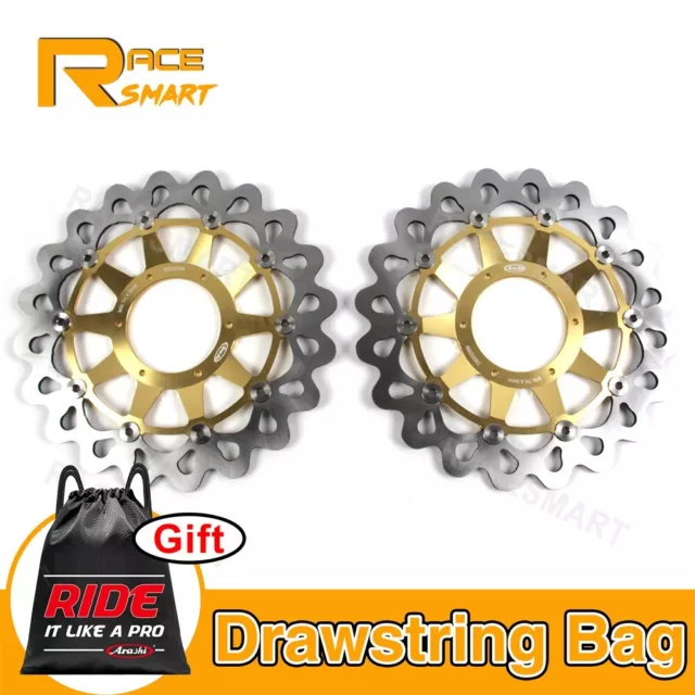 CBR1000RR 2006 2007 Front Brake Rotors Discs For Honda CBR 1000 RR 06 07 Gold