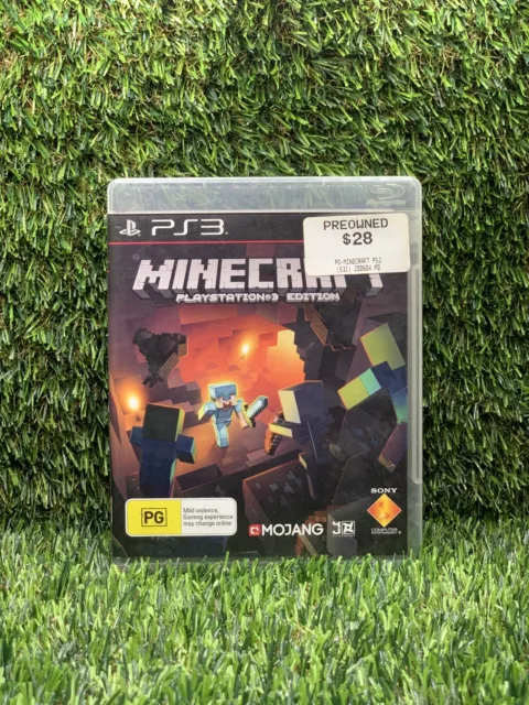 MINECRAFT PS3 PLAYSTATION 3, 2014 Game Complete With Manual Free Post In  AUS $24.95 - PicClick AU